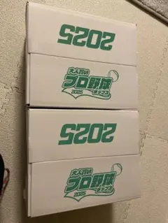 大人買いのプロ野球チップス 2025 ⭐︎2箱