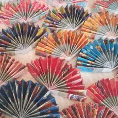 扇25個 扇子 折り紙ハンドメイド ◇ひな祭り 箸置き 壁面飾り ディスプレイ