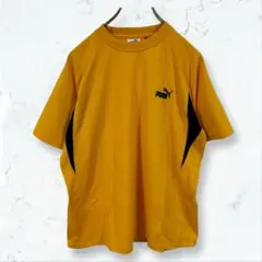 s152 プーマ 半袖Tシャツ オレンジ 160 スポーツウェア ロゴ刺繍 春夏