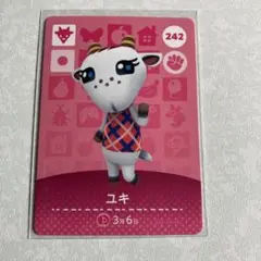 どうぶつの森　amiiboカード　ユキ　3