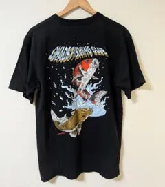 CHAOS FISHING CLUB Tシャツ Mサイズ ブラック 錦鯉 和柄のサムネイル