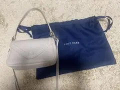 超美品　コールハーン　ハンドバッグ　ホワイト