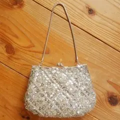 LAUTREAMONT スパンコールビーズバッグ　ロートレアモント