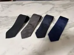 【高級素材ネクタイ】4本セット