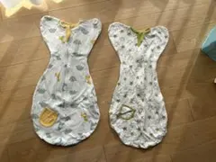 おくるみ（スワドル）2点セット 恐竜と星柄