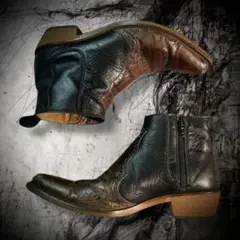 トルネードマート黒いレザーウエスタンブーツ バックル付き 2025年最新】TORNADO MART ウエスタンブーツの人気アイテム - メルカリ