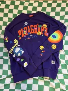 Paragraph カラフルスウェット 紫