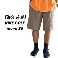 【海外古着】US NIKE GOLF ゴルフウェア ハーフパンツ 36