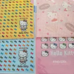 【新品未開封】Hello Kitty A5クリアファイル4点セット　非売品