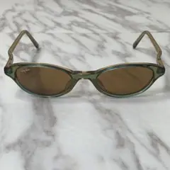 90s B&L レイバン サングラス オーバル スケルトン ブラウンレンズ