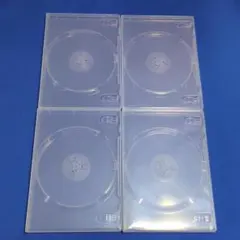 【中古】DVDトールケース（空）4枚セット（透明）1