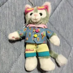 ジェラトーニ　サマー　ぬいぐるみバッジ　ダッフィーのサニーファン