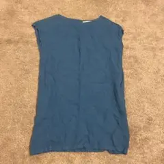 【URBAN RESEARCH DOORS】麻100% ノースリーブシャツ