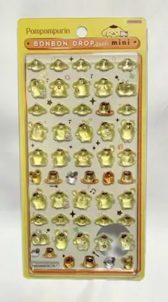 正規品　ボンボンドロップシールミニ　ポムポムプリン