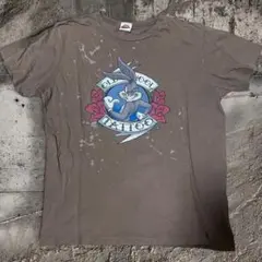 【00s公式】ルーニー・テューンズ バッグスバニー Tシャツダメージ古着のサムネイル