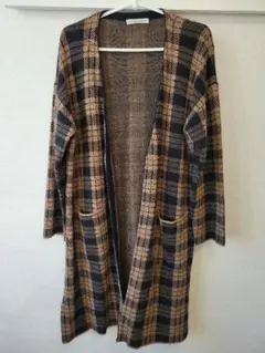 Alphabet's alphabet 　アウター　カーディガン　チェック柄