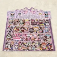 大判　ステッカー　ラブブ　立体シール