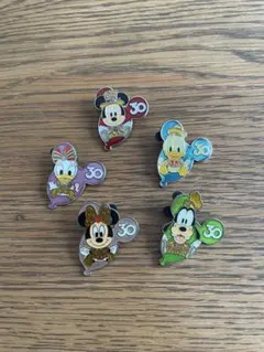 ディズニー 30周年記念 ピンバッジ 5個セット