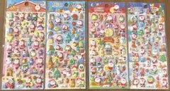 【値下げ】ぷっくりシール　クリスマス　サンタクロース　まとめ売り4セット