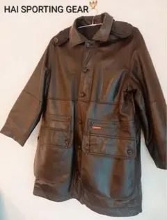 HAI SPORTING GEAR issey miyake レザージャケット - メルカリ