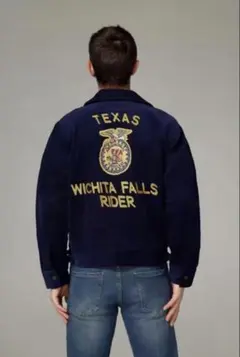 FFAジャケット　ブルゾン　ファーマーズジャケット　コーデュロイジャケット S