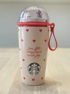 スターバックス バレンタイン2026 カップシェイプステンレスボトル ハート 猫