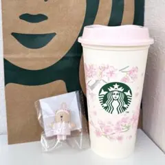 スタバ　リユーザブルカップ　さくら　2025 ベアリスタ　キャップ