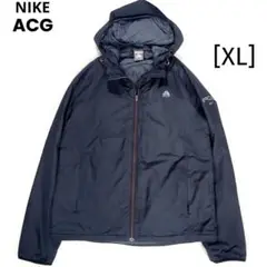 ナイキ ACG ナイロンジャケット フーディー XL ブラック 黒 パッカブル
