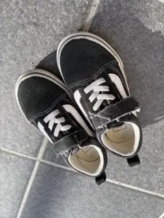 VANS ブラック/ホワイト スニーカー 16cm
