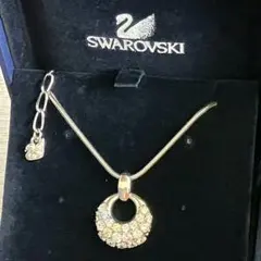 ★SWAROVSKIスワロフスキー ネックレス サークル マルチカラー
