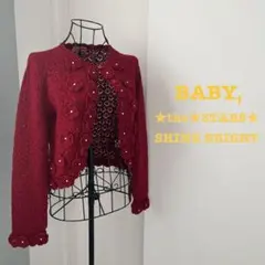 E327 BABY, 赤 薔薇 カーディガンのサムネイル