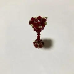 スワロフスキー　ハンドメイド　チャーム