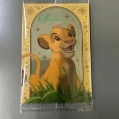 ディズニーキャラクター　ウエハース　シンバ