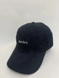 【NIKE】Just do it. ブラック　キャップ　スポーツ　ランニング