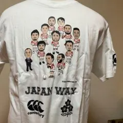 ラグビーワールドカップ 2015 日本代表 記念Tシャツセット XL 2015ラグビーワールドカップ 日本代表選手イラストTシャツ JAPAN WAY