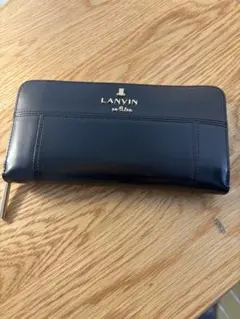 再お値下げしました！LANVIN ブラックレザー長財布のサムネイル