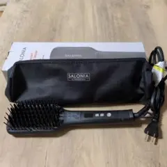 SALONIA ブラシヘアアイロン 温度調整機能付きのサムネイル