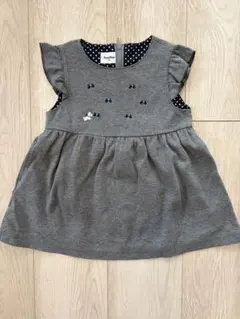 familiar ワンピース グレー　80