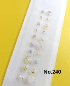 【まとめ割りあり】耳つぼジュエリー✩ 石　ストーン　月　星　ゴールド