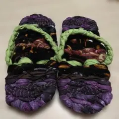 布草履　ハンドメイド　手作り草履
