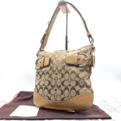 コーチ　ショルダーバッグ　肩掛け　シグネチャー　3574