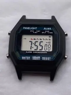 SEIKO ALBA PANELLIGHT Y735-4A50 デジタル腕時計