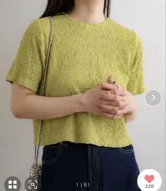 【NOAHL】クラッシュジャガードT ピスタチオ グリーン系