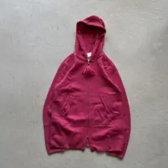 90s agnes b. pink knit zip hoodieのサムネイル