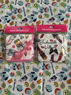 ディズニー　ミニタオル　2枚セット