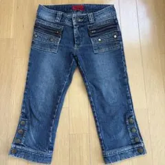 MISCH MASCH クロップドデニムパンツ 34のサムネイル
