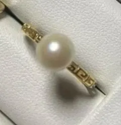 フォーマル✨本真珠　あこや真珠リング　パール　卒業式　入学式　卒園式　入園式