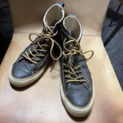 さ*め様 CONVERSE コンバース　ブラウン ハイカットレザースニーカー　2