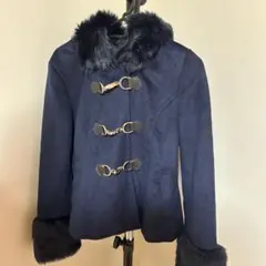 セシルマクビー　ダッフルファーコート　難あり