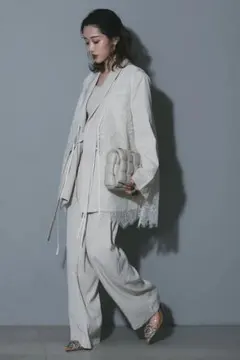 く*げ様 新品未使用ANDREA&Co. 3点 ジャケット＋パンツ＋2WAYベス